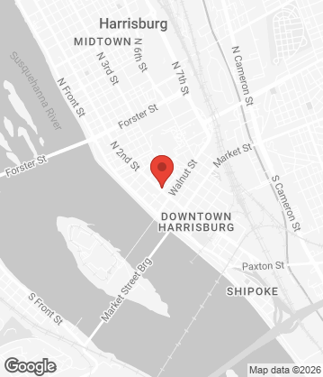 Map of Crispy Halal - Harrisburg - 209 N 2nd St, Harrisburg, PA 17101