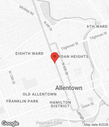 Map of Crispy Halal 7th St - 514 N 7th St, Allentown, PA, 18102, US